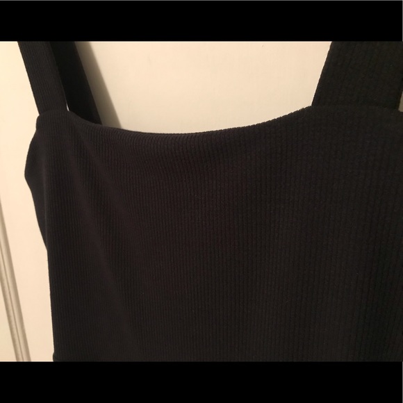 NWT Black Midi Dress with Slit - Picture 8 of 8